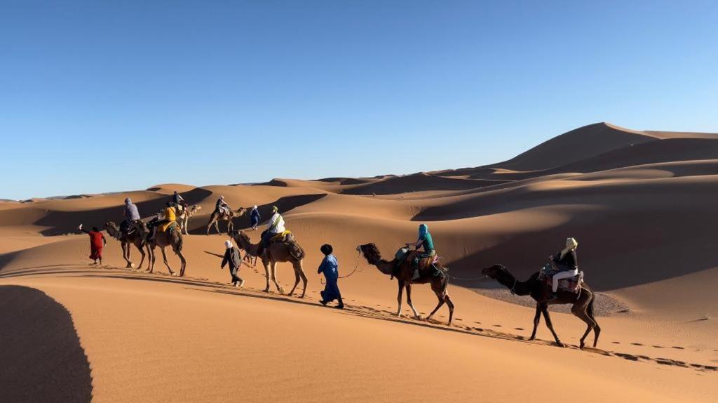 Camp Desert Bivouac Chegaga El Gouera Esterno foto