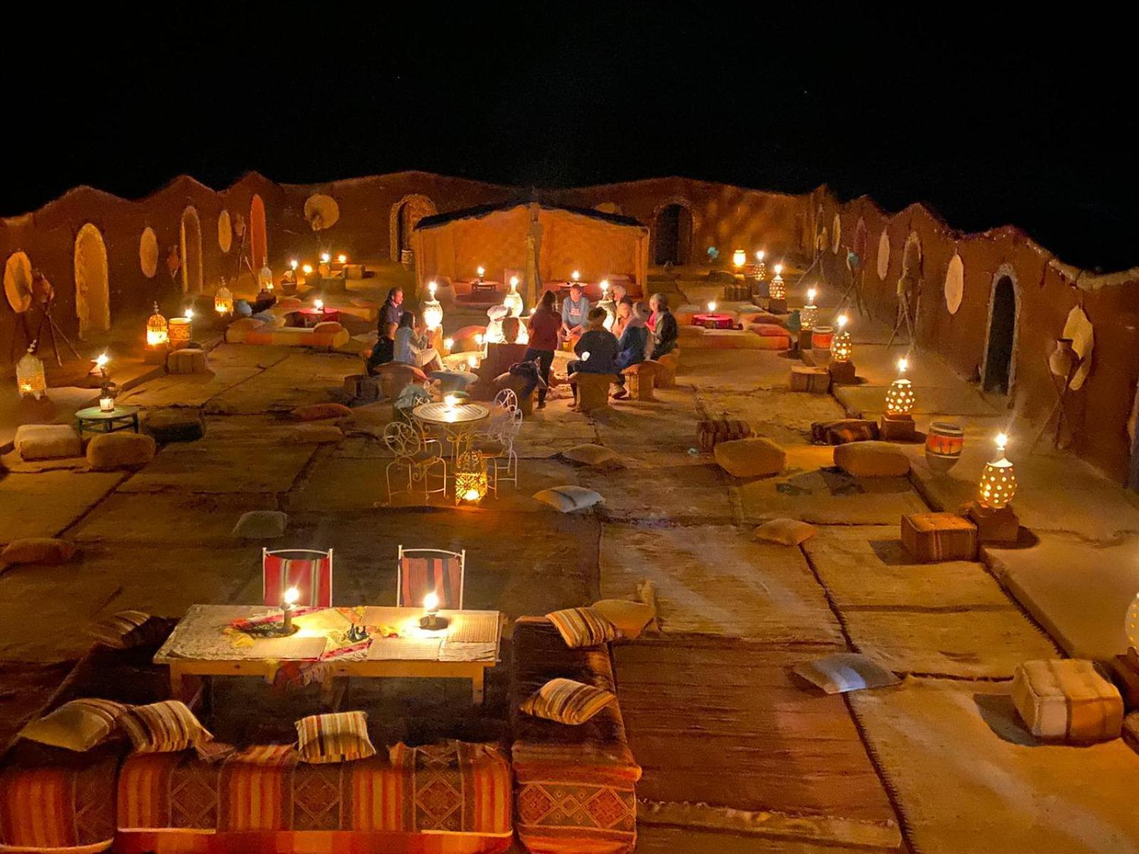 Camp Desert Bivouac Chegaga El Gouera Esterno foto